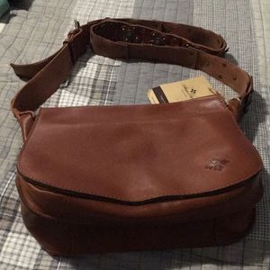 Patricia Nash Strapped Vintage Rosa Crossbody Bag